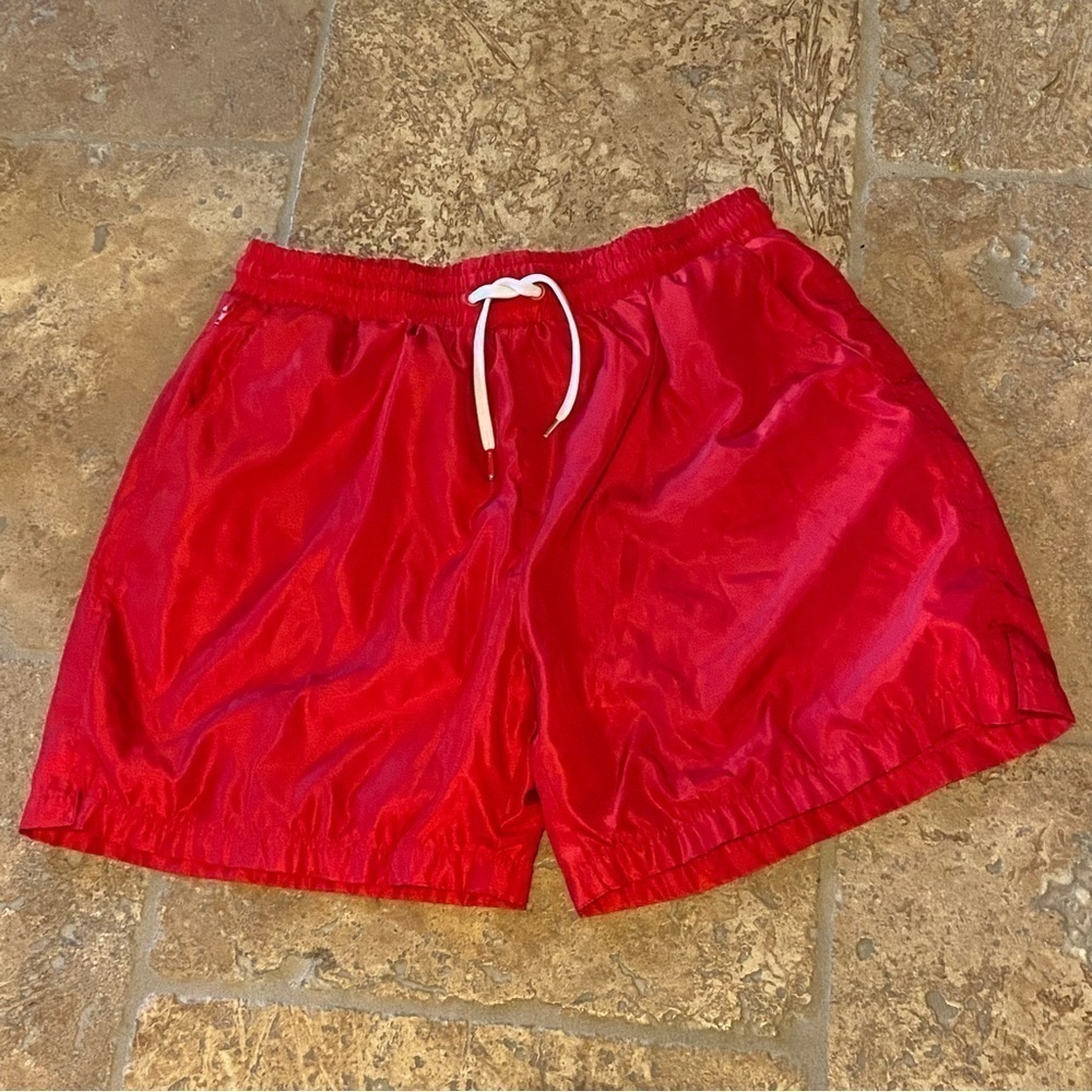 MAISON ARTICLE Men Red Shorts Size XL